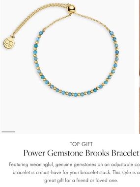 Gorjana Apetite and Gold Beaded Adjustable Bracelet